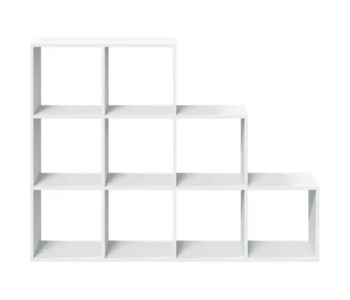 Pertvara/Knygų Spinta, Balta, 137,5X29X103,5cm 3 Aukštų