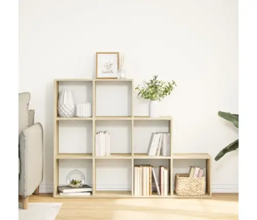 Telpas Sadalītājs, Grāmatu Plaukts, 3 Līmeņi, 137,5X29X103,5 Cm Vidaxl