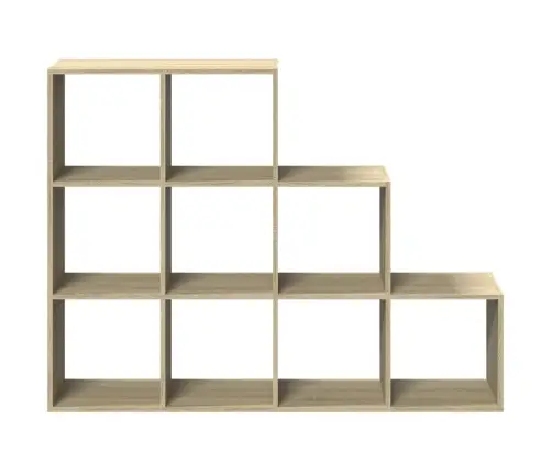 Telpas Sadalītājs, Grāmatu Plaukts, 3 Līmeņi, 137,5X29X103,5 Cm Vidaxl