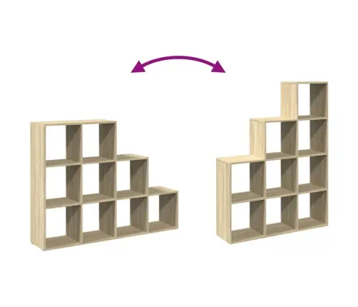 Telpas Sadalītājs, Grāmatu Plaukts, 3 Līmeņi, 137,5X29X103,5 Cm Vidaxl