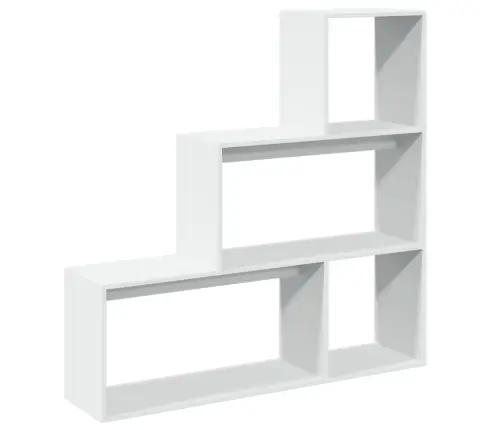 Kambario Pertvara/Knygų Spinta, Balta, 123X29X123cm 3 Pakopų