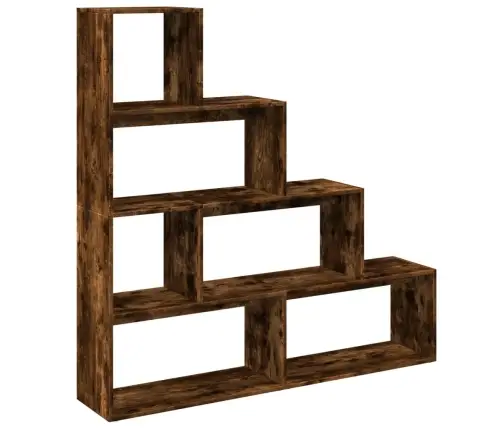 Telpas Sadalītājs, Grāmatu Plaukts, 4 Līmeņi, 143,5X29X143,5 Cm Vidaxl