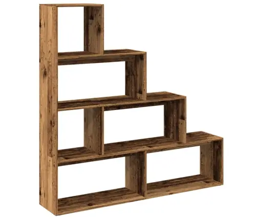 Telpas Sadalītājs, Grāmatu Plaukts, 4 Līmeņi, 143,5X29X143,5 Cm Vidaxl