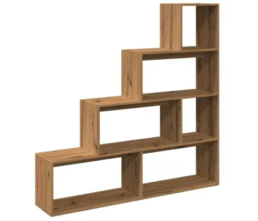 Telpas Sadalītājs, Grāmatu Plaukts, 4 Līmeņi, 143,5X29X143,5 Cm Vidaxl