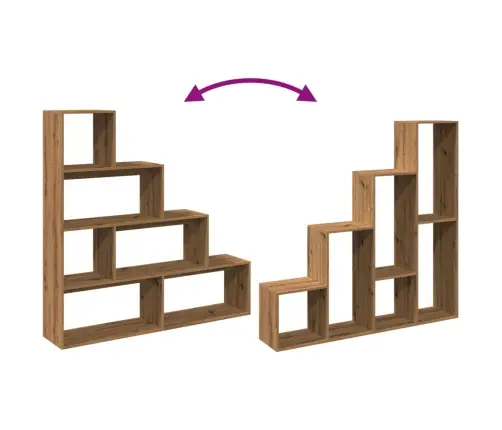 Telpas Sadalītājs, Grāmatu Plaukts, 4 Līmeņi, 143,5X29X143,5 Cm Vidaxl