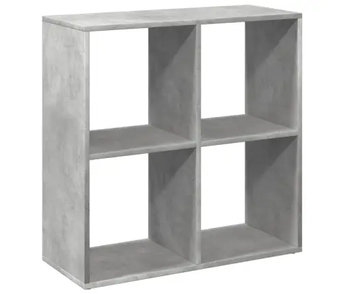 Ruumijagaja/Raamatukapp, Betoonhall, 69,5X29X69,5 Cm Tehispuit