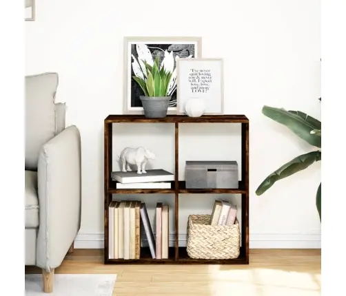 Ruumijagaja/Raamatukapp, Suitsutamm 69,5X29X69,5 Cm Tehispuit