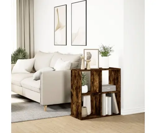 Ruumijagaja/Raamatukapp, Suitsutamm 69,5X29X69,5 Cm Tehispuit