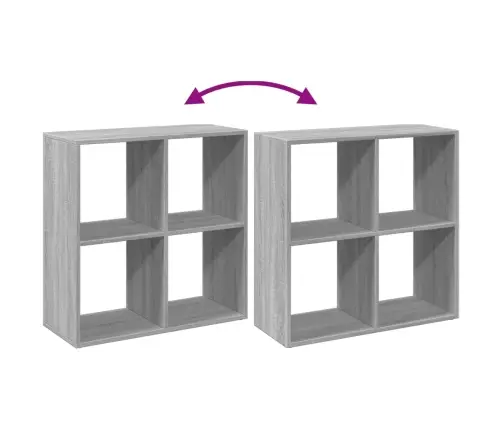 Ruumijagaja/Raamatukapp, Hall Sonoma 69,5X29X69,5 Cm Tehispuit