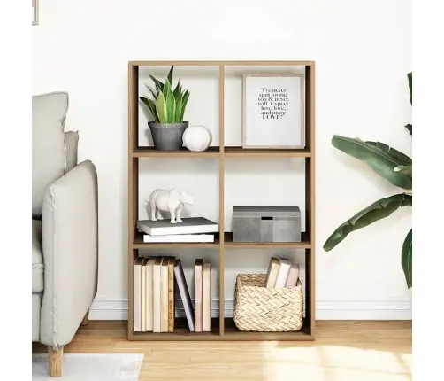 Ruumijagaja/Raamatukapp, Käsitöötamm 69,5X29X103,5 Cm Tehispuit