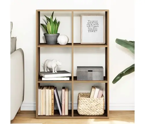 Ruumijagaja/Raamatukapp, Käsitöötamm 69,5X29X103,5 Cm Tehispuit