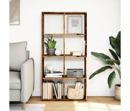 Ruumijagaja/Raamatukapp, Vana Puit, 69,5X29X137,5 cm Tehispuit