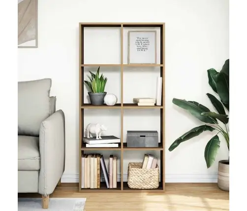 Telpas Sadalītājs, Grāmatu Plaukts, Koka Krāsa, 69,5X29X137,5Cm Vidaxl