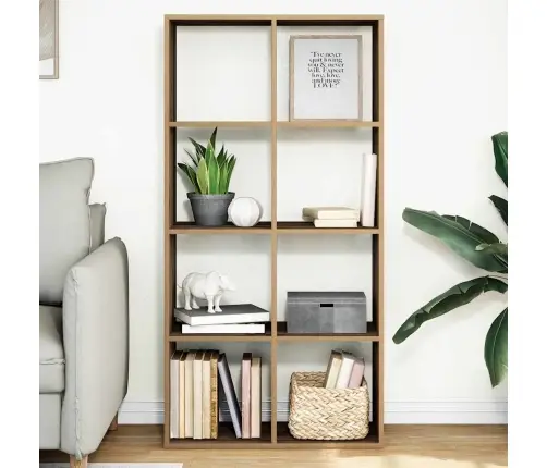 Telpas Sadalītājs, Grāmatu Plaukts, Koka Krāsa, 69,5X29X137,5Cm Vidaxl