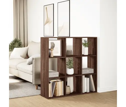 Telpas Sadalītājs, Grāmatu Plaukts, Ozolkoka, 102X29X103,5 Cm Vidaxl