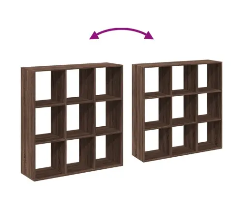 Telpas Sadalītājs, Grāmatu Plaukts, Ozolkoka, 102X29X103,5 Cm Vidaxl