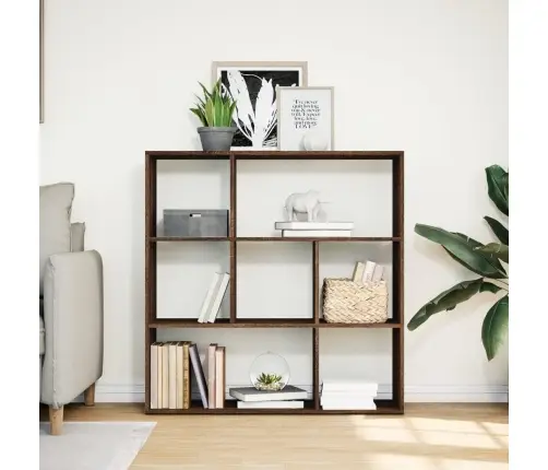 Telpas Sadalītājs, Grāmatu Plaukts, Ozolkoka, 102X29X103,5 Cm Vidaxl