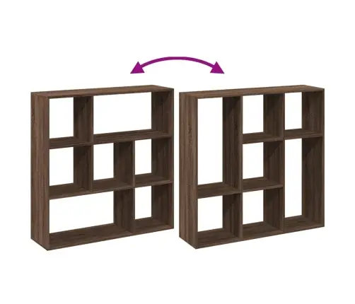 Telpas Sadalītājs, Grāmatu Plaukts, Ozolkoka, 102X29X103,5 Cm Vidaxl