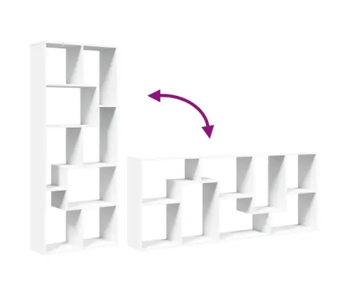 Kambario Pertvara/Knygų Spinta, Balta, 67X25X161,5cm Mediena