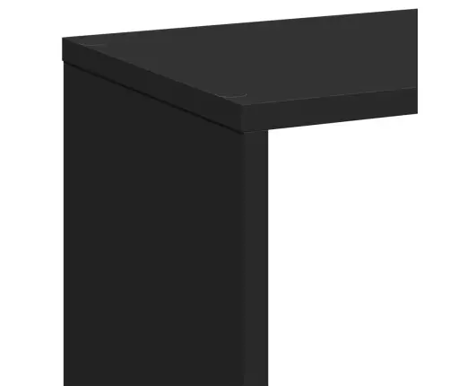 Telpas Sadalītājs, Grāmatu Plaukts, Melns, 67X25X161,5 Cm Vidaxl