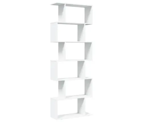 Ruumijagaja 6 Korrust, Valge, 70X24X193 cm Tehispuit