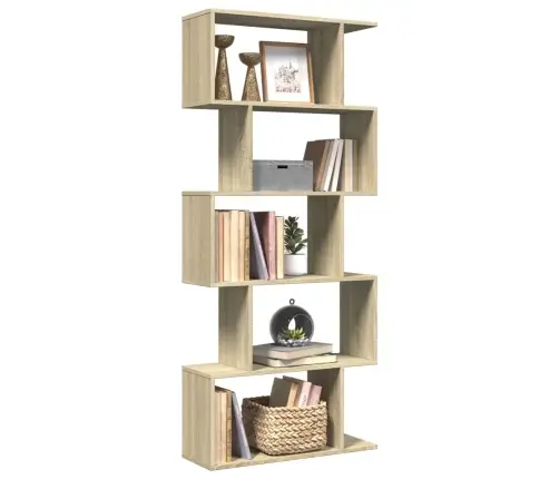 Telpas Sadalītājs, Grāmatu Plaukts, 5 Līmeņi, 70X24X161 Cm Vidaxl