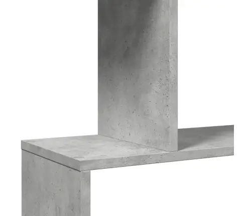 Pertvara/Knygų Spinta, Betono Pilka, 70X24X161cm 5 Pakopų