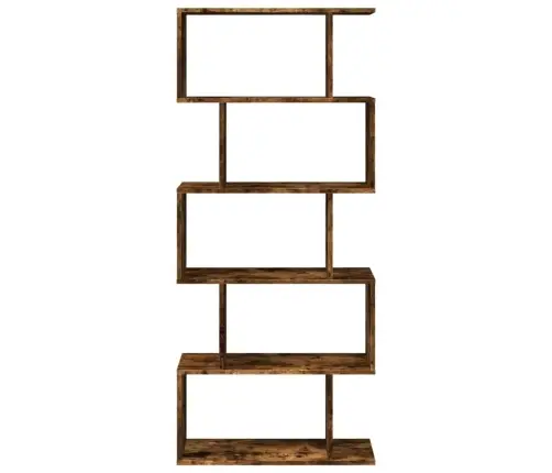 Pertvara/Knygų Spinta, Dūminio Ąžuolo, 70X24X161cm 5 Pakopų