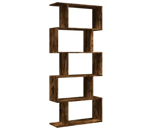 Pertvara/Knygų Spinta, Dūminio Ąžuolo, 70X24X161cm 5 Pakopų