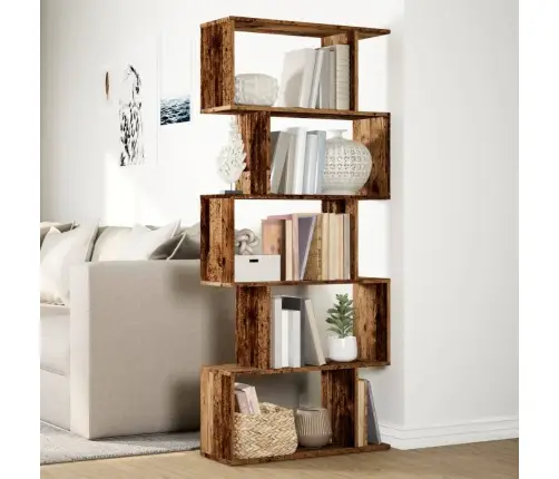 Telpas Sadalītājs, Grāmatu Plaukts, 5 Līmeņi, 70X24X161 Cm Vidaxl