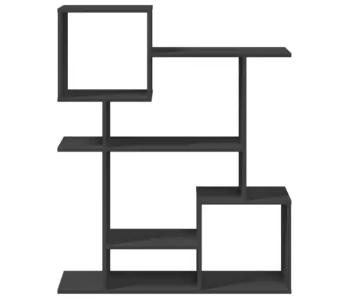 Telpas Sadalītājs, Grāmatu Plaukts, Melns, 92X29X112 Cm Vidaxl