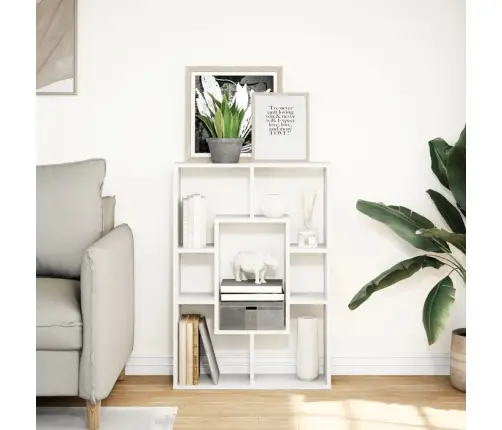 Grāmatu Plaukts, Balts, 63X20X90 Cm, Inženierijas Koks Vidaxl