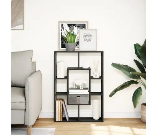 Grāmatplaukts, Melns, 63X20X90 Cm, Inženierijas Koks Vidaxl Grāmatplaukts, Melns, 63X20X90 Cm, Inženierijas Koks Vidaxl