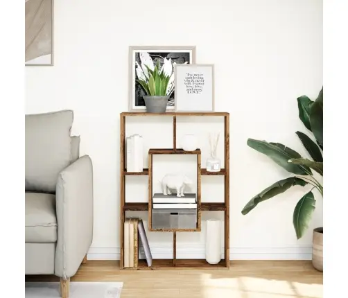 Knygų Spinta, Sendintos Medienos, 63X20X90cm Apdirbta Mediena Knygų Spinta, Sendintos Medienos, 63X20X90cm Apdirbta Mediena