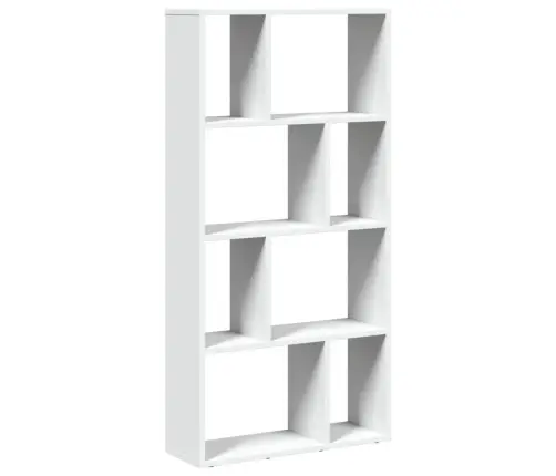 Grāmatu Plaukts, Balts, 60X20X120 Cm, Inženierijas Koks Vidaxl