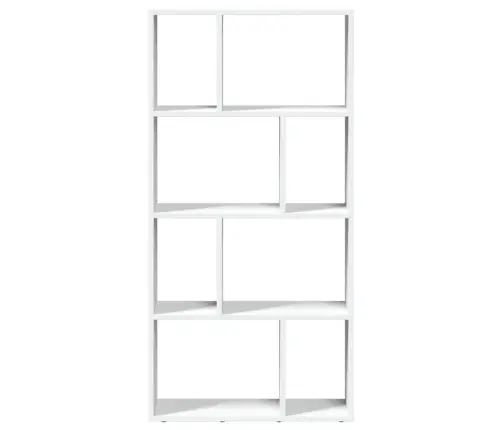 Grāmatu Plaukts, Balts, 60X20X120 Cm, Inženierijas Koks Vidaxl