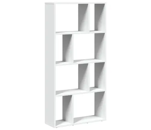 Grāmatu Plaukts, Balts, 60X20X120 Cm, Inženierijas Koks Vidaxl