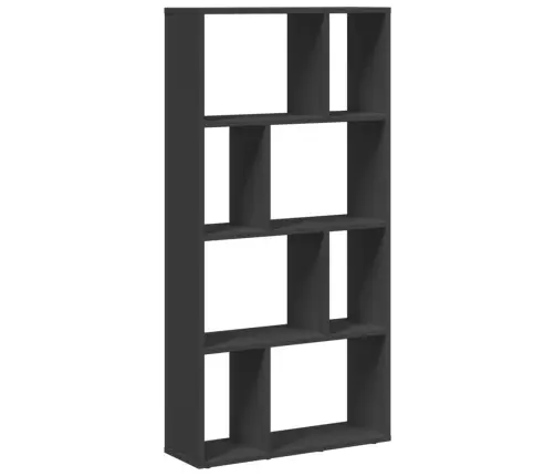 Raamaturiiul, Must, 60X20X120 cm Tehispuit