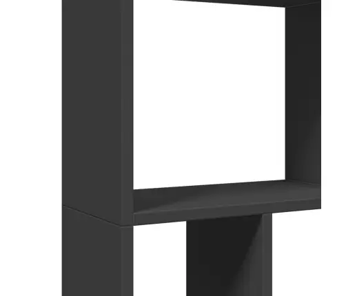 Raamaturiiul, Must, 60X20X120 cm Tehispuit