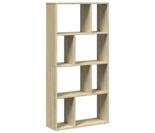 Grāmatu Plaukts, Ozola Krāsa, 60X20X120 Cm, Inženierijas Koks Vidaxl