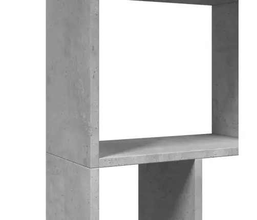 Grāmatu Plaukts, Betona Pelēks, 60X20X120 Cm, Inženierijas Koks Vidaxl