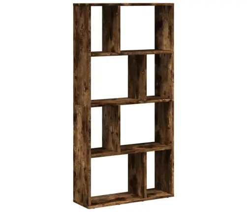 Knygų Spinta, Dūminio Ąžuolo, 60X20X120cm Apdirbta Mediena