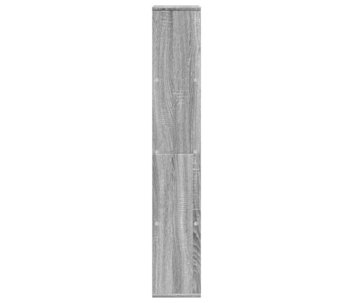 Grāmatu Plaukts, Pelēka Koka, 60X20X120 Cm, Inženierijas Koks Vidaxl