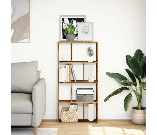 Knygų Spinta, Sendintos Medienos, 60X20X120cm Apdirbta Mediena