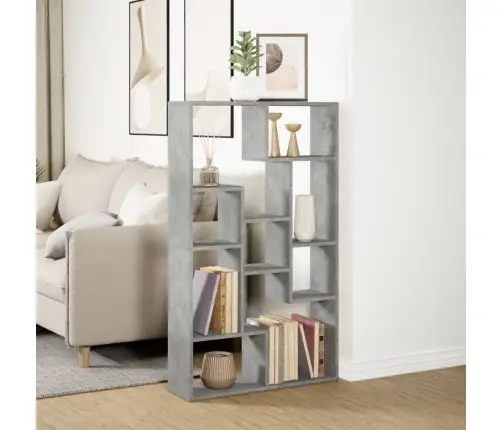 Raamaturiiul, Betoonhall, 72X20X120 cm Tehispuit