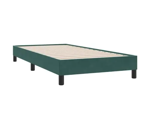 Voodiraam Ilma Madratsita Tumeroheline 90X210 Cm Samet