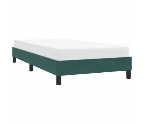Voodiraam Ilma Madratsita Tumeroheline 90X210 Cm Samet