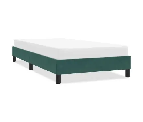 Voodiraam Ilma Madratsita Tumeroheline 90X210 Cm Samet
