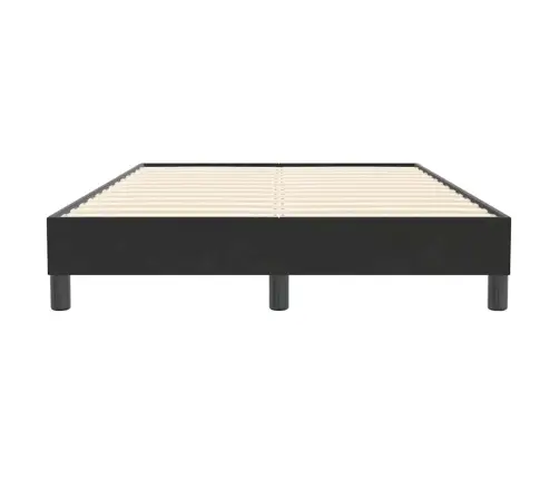 Gultas Rāmis Bez Matrača, Melns, 120X210 Cm, Samts Vidaxl