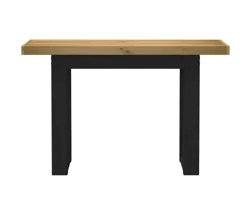Konsoles Galds Noain U-Veida Kājas, 120X30X75 Cm, Priedes Koks Vidaxl